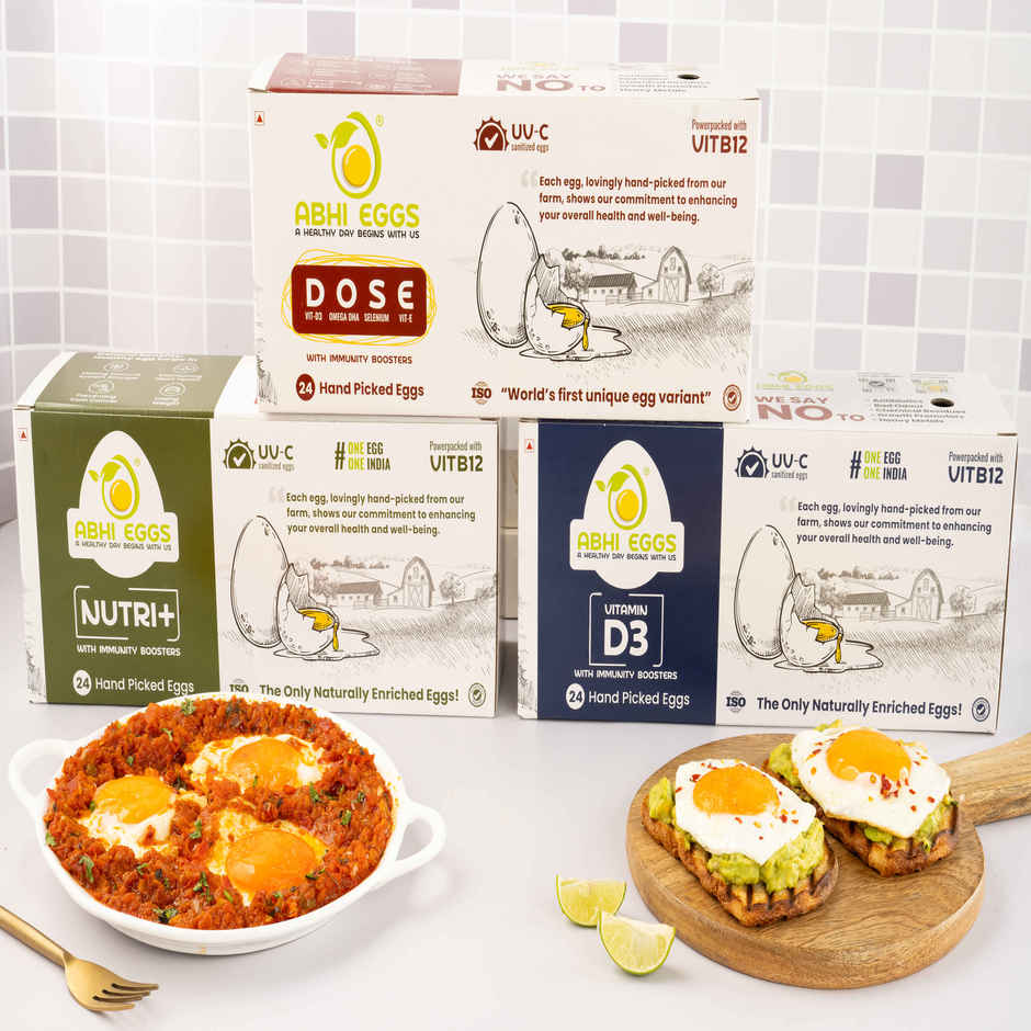 Abhi Nutri+ White Eggs