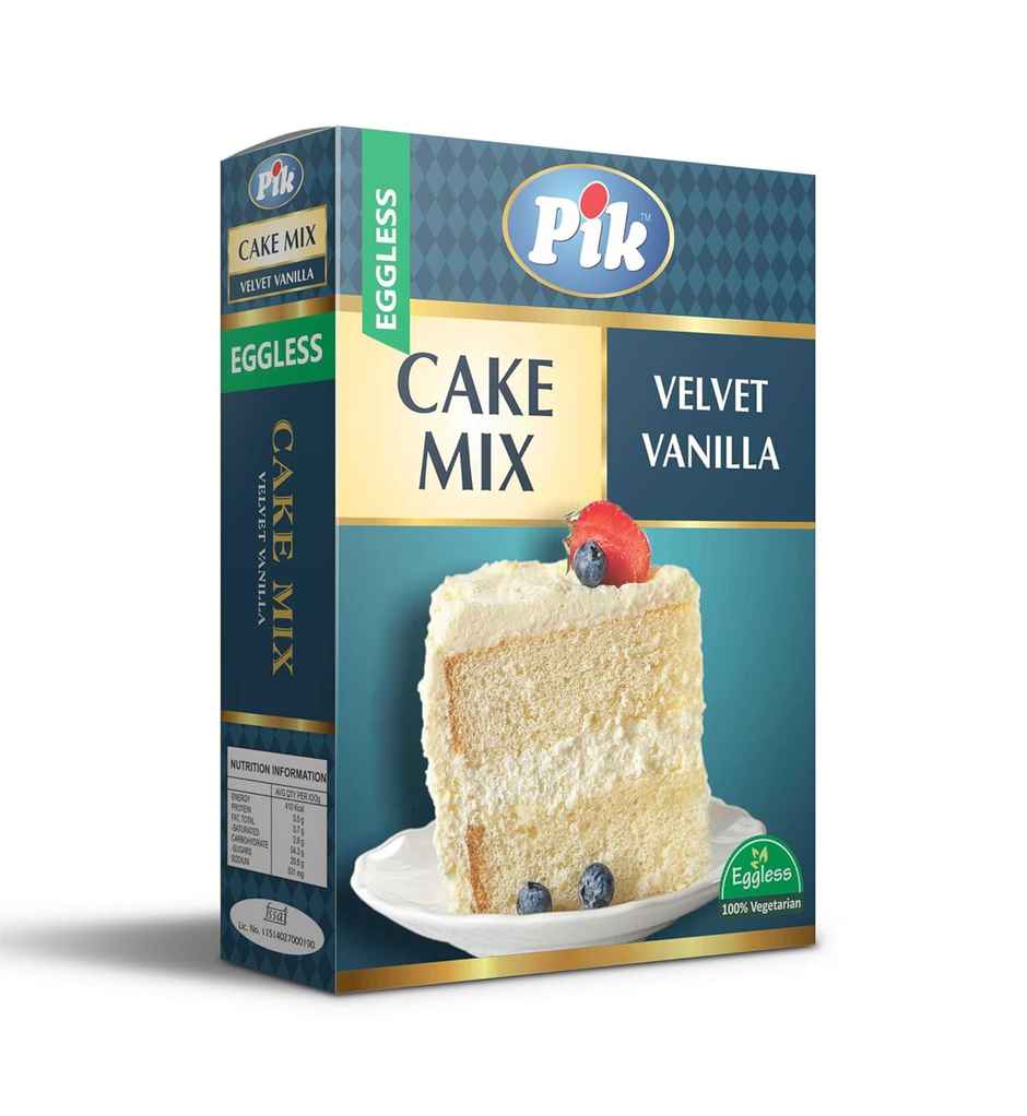 Pik Eggless Cake Mix - Velvet Vanilla