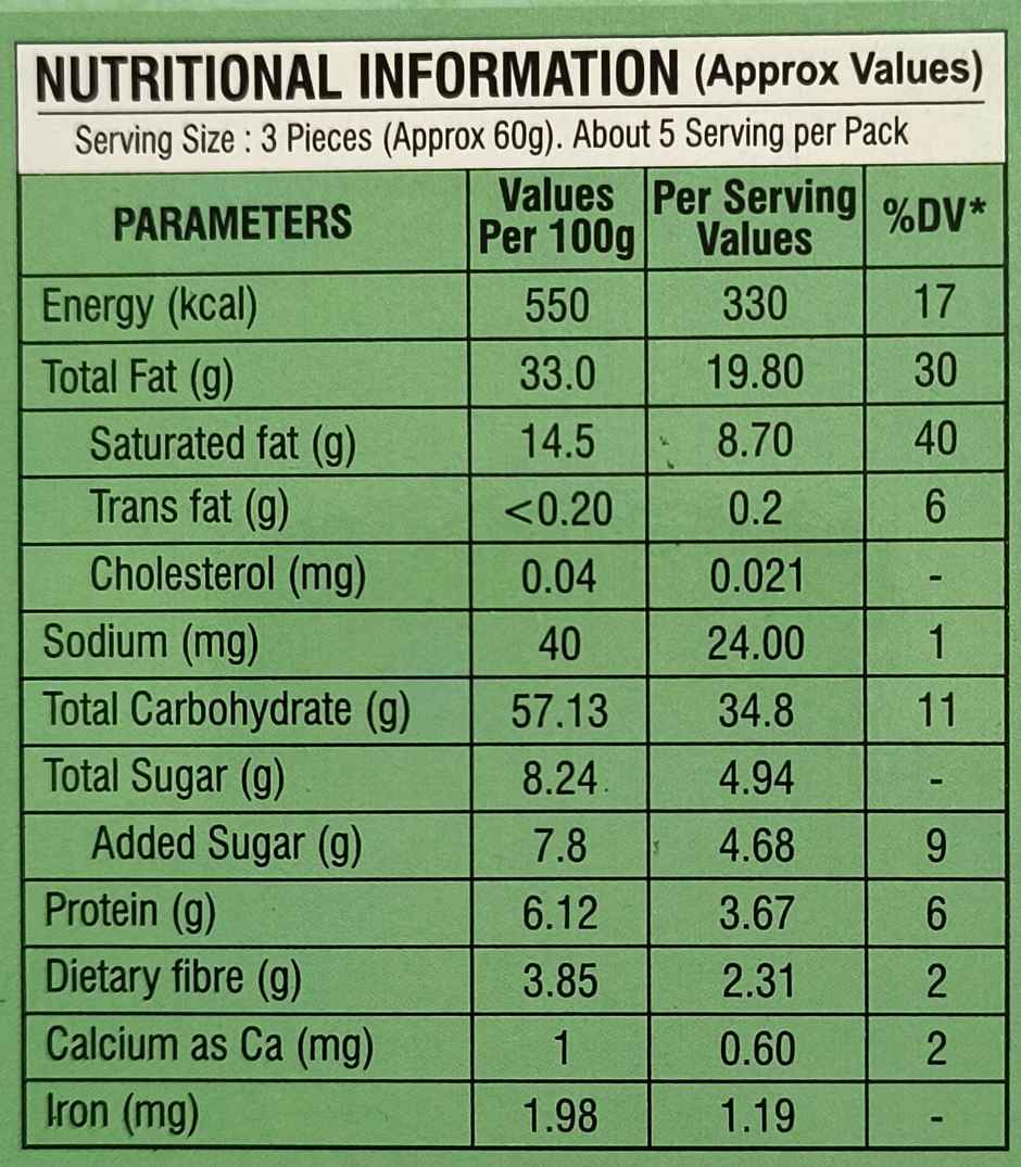 Karachi Bakery Pistachio Shortbread