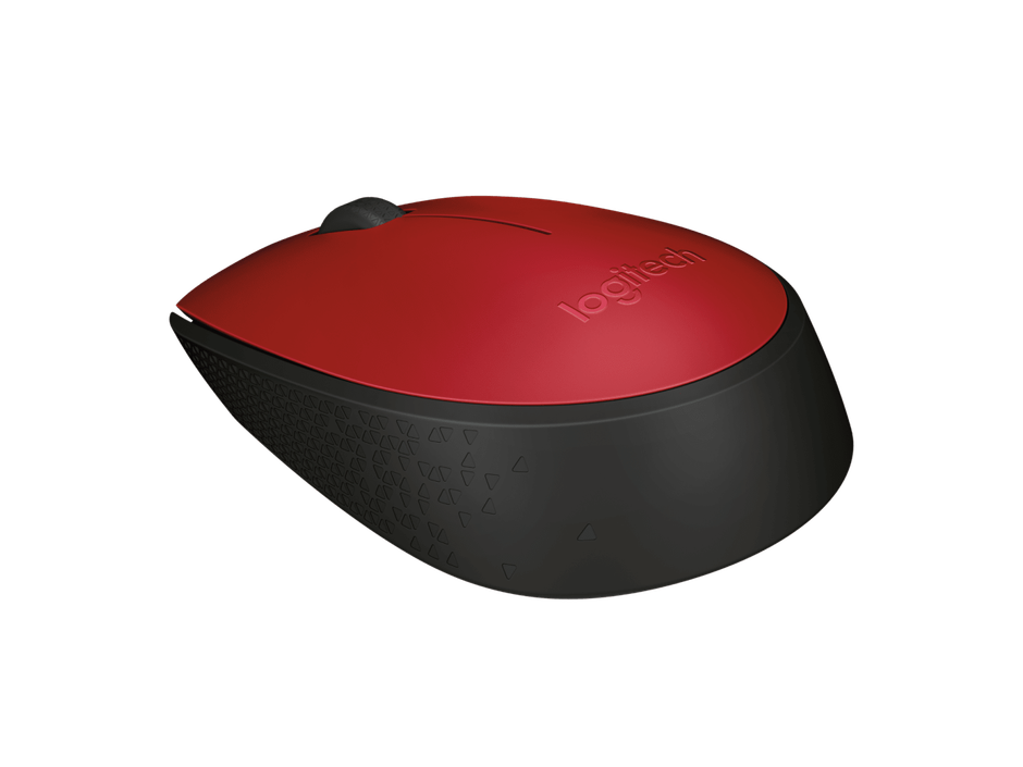 Logitech M171 Wireless Mouse-Red