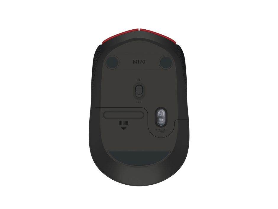 Logitech M171 Wireless Mouse-Red