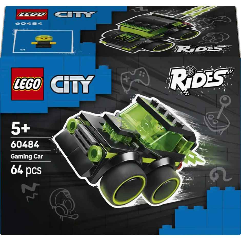 LEGO City Rides Gaming Race Car Model Car Kit 60484