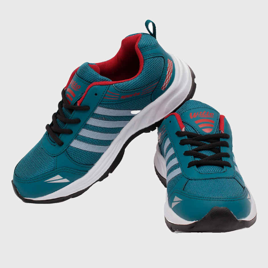Asian Jio-13 Men Sports Shoes | Turquoise-Red | Size-7
