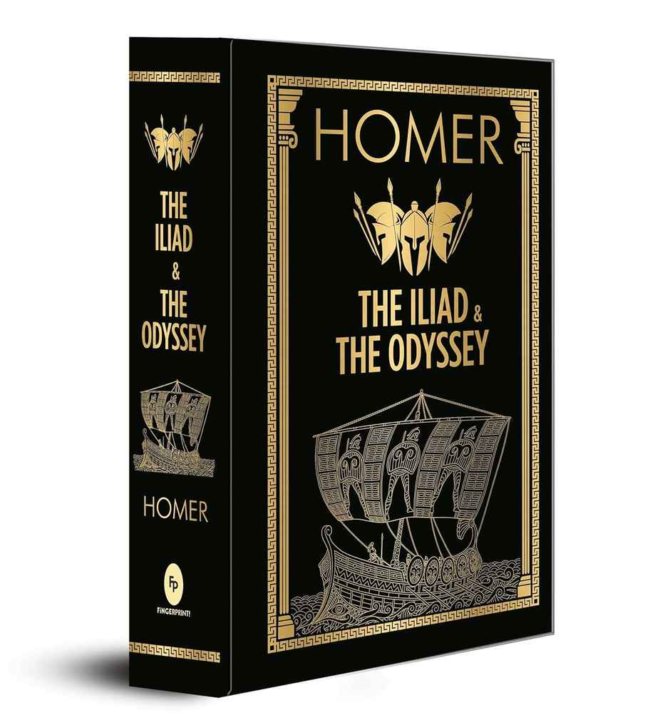 HOMER: The Iliad & the Odyssey (Deluxe Hardbound Edition)