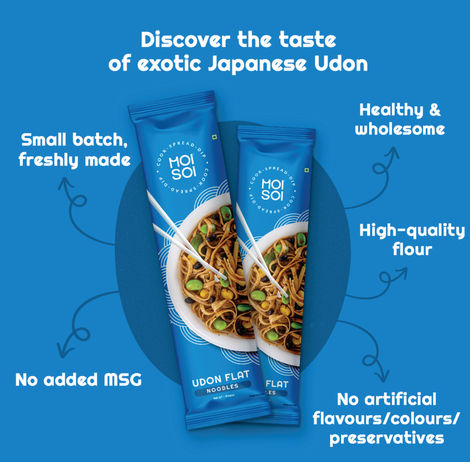MOI SOI Udon Noodles - Non-Sticky, Easy To Cook, No Preservatives