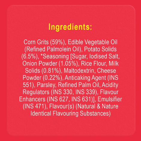 Crax Fritts Sour Cream and Onion Corn & Potato Stick Snacks