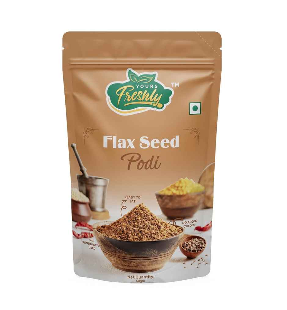 Yours Freshly Flax Seed Gunpowder Podi