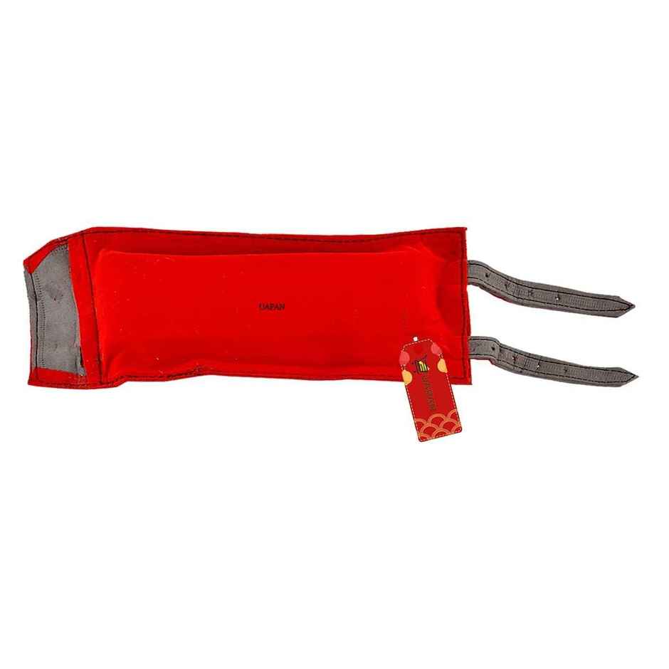 Uapan Brass Ghungroo Velvet Pad With Strip 4 Line Pair, 40+41