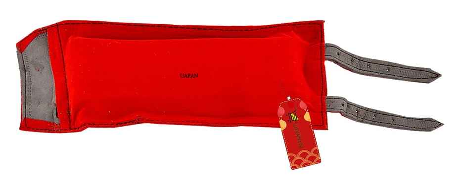 Uapan Brass Ghungroo Velvet Pad With Strip 4 Line Pair, 40+41