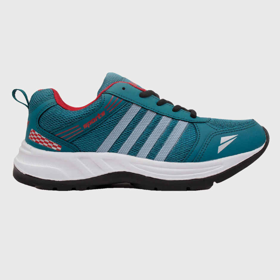 Asian Jio-13 Men Sports Shoes Turquoise-Red (Size-8)