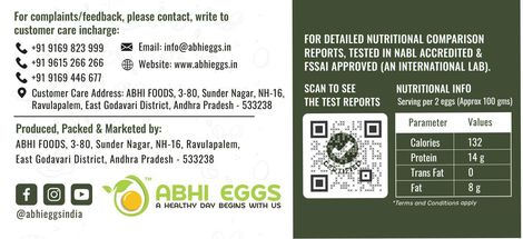 Abhi Nutri + White Eggs With Immunity Boosters