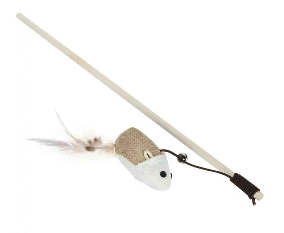 Bearhugs Cat Teaser Wand Pet Toy With Mouse