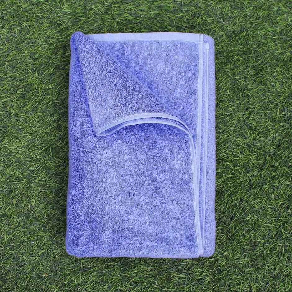 Heelium Bamboo Bath Towel Ultra Absorbent Soft & Odour-Free - Iris | 140 x 70 Cm | 600 Gsm