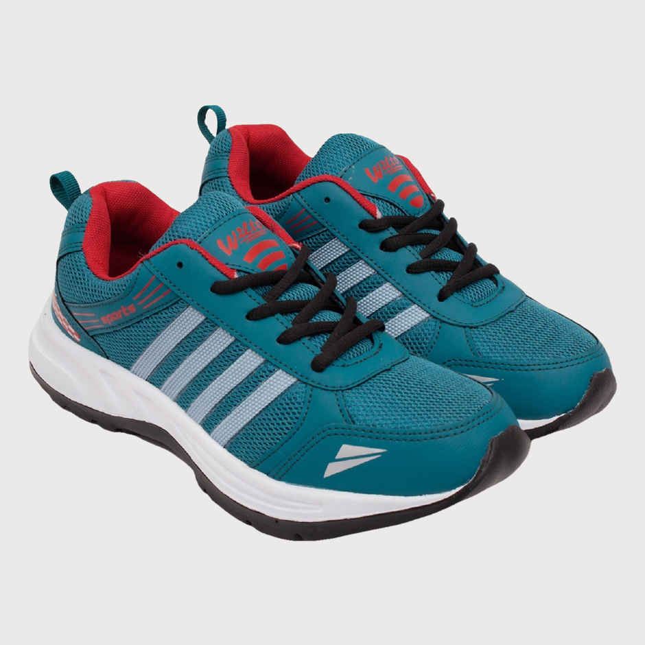 Asian Jio-13 Men Sports Shoes Turquoise-Red (Size-8)