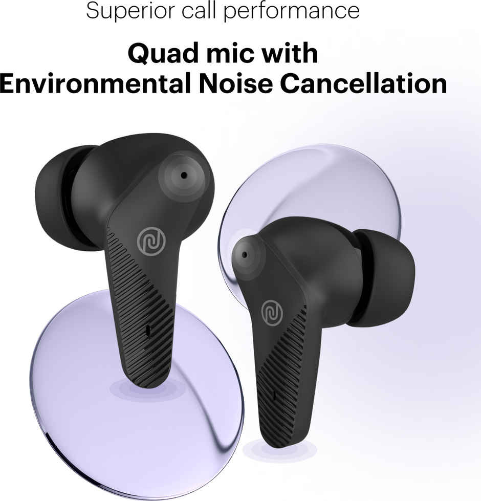 Noise Buds VS102 Neo 40H Playtime 4 Mic ENC 11mm Driver Instacharge TWS Earbuds | Carbon Black