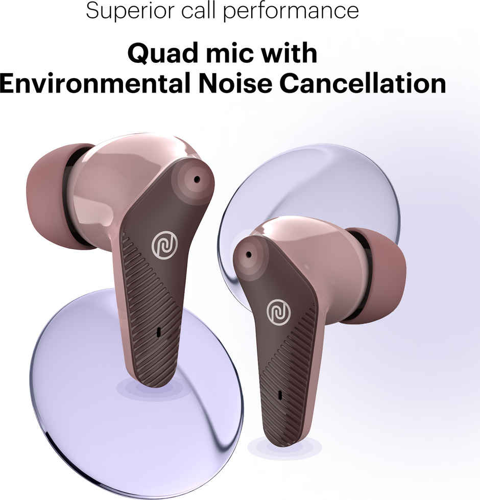 Noise Buds VS102 Neo 40H Playtime 4 Mic ENC 11mm Driver Instacharge TWS Earbuds | Deep wine