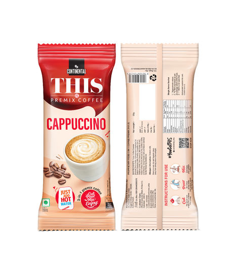 Continental THIS Premix Coffee Powder - Cappuccino | Sachet