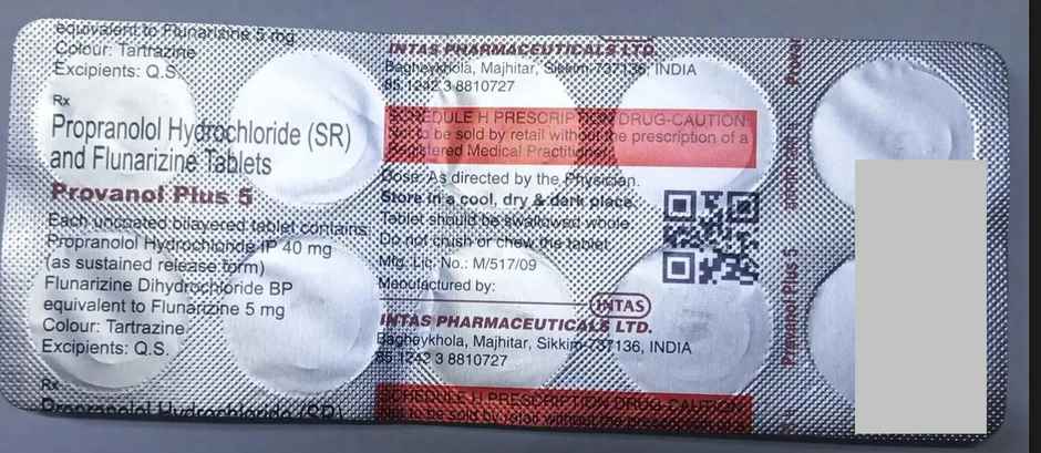 Provanol Plus 5 Tablet SR