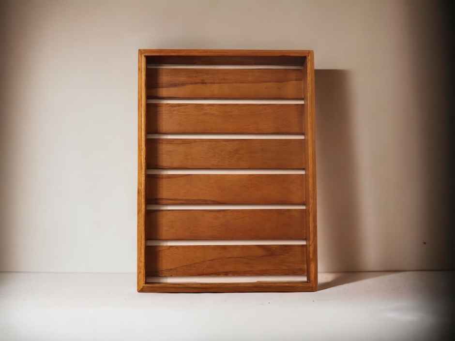 Vesta Homes Medium Teak Wood Serving Tray For Home, Kitchen, Restaurant, Office |31 X 22 X 4 Cm