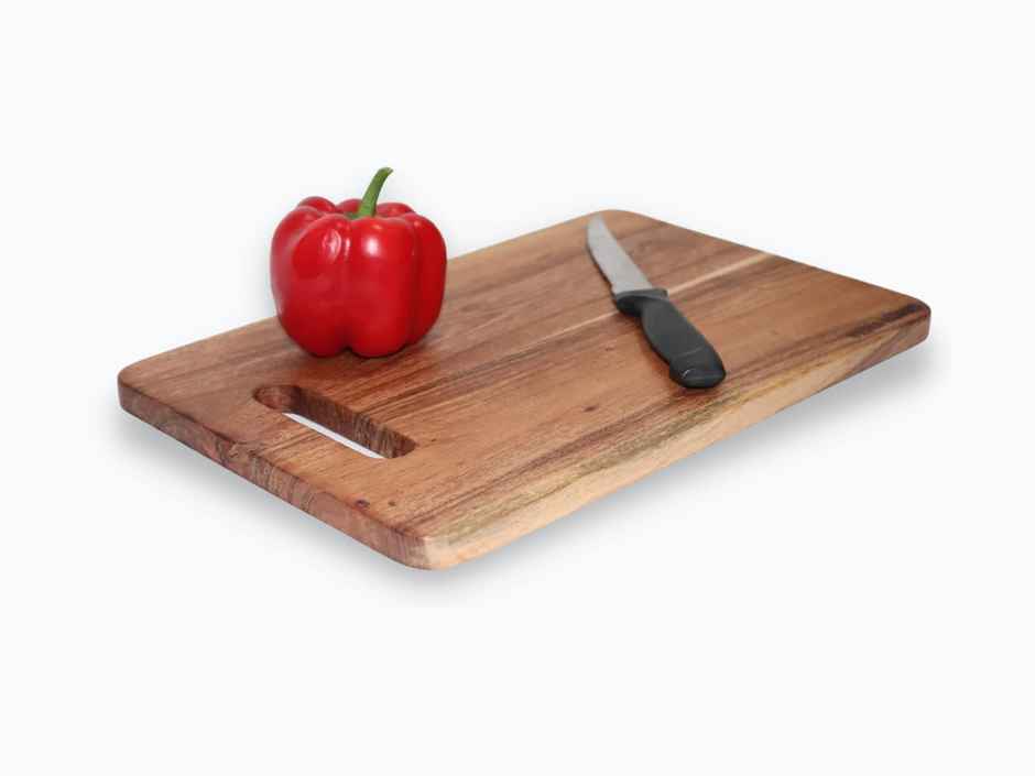 Vesta Homes Acacia Wood Chopping Board, Cutting Board, Serving Platter | 33X21.5X1.5 Cms