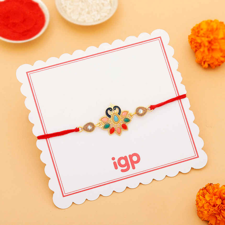 Just Herbs Enriched Liquid Lipstick Kit Set Of 5 Brights & Pinks(5ml) & Peacock Rakhi(1pc) Combo