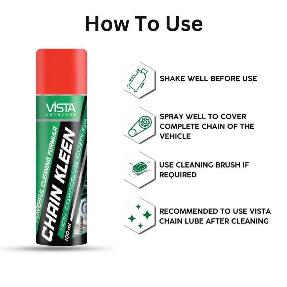 Vista Auto Care Chain Kleen , Chain Cleaner for Bike