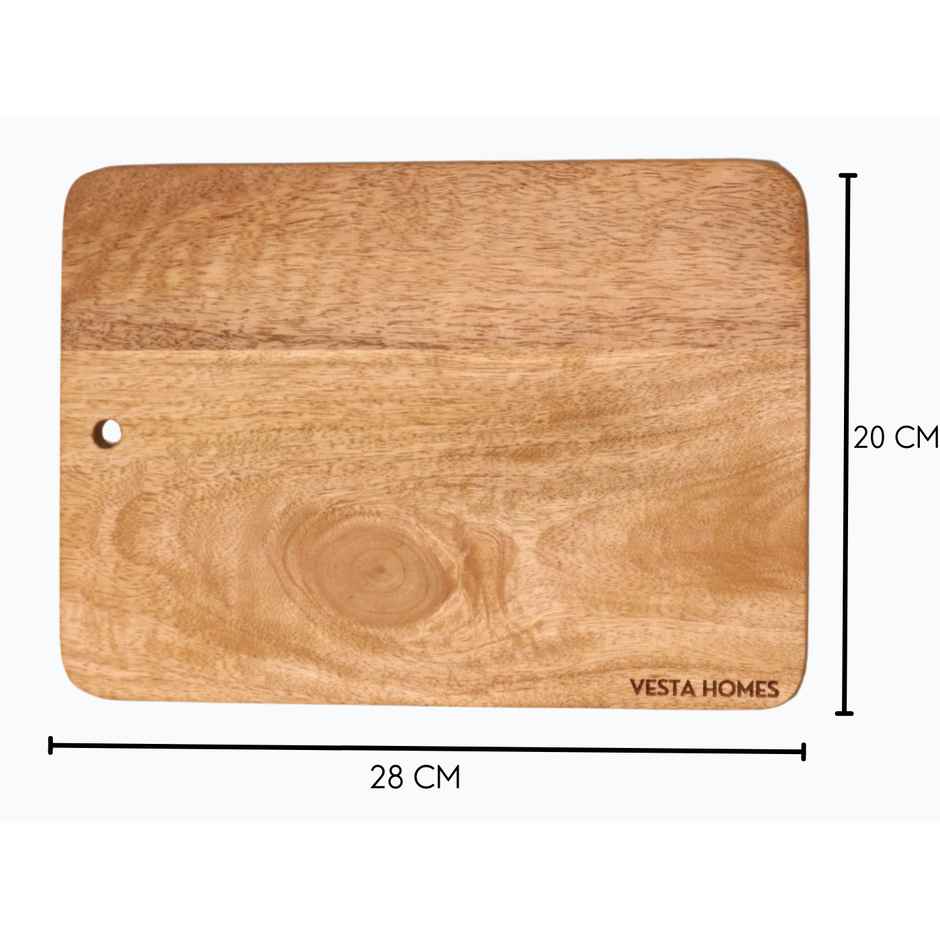 Vesta Homes Wooden Chopping Board/Cutting Board/Serving Board | Plate for Vegetables | Fruits