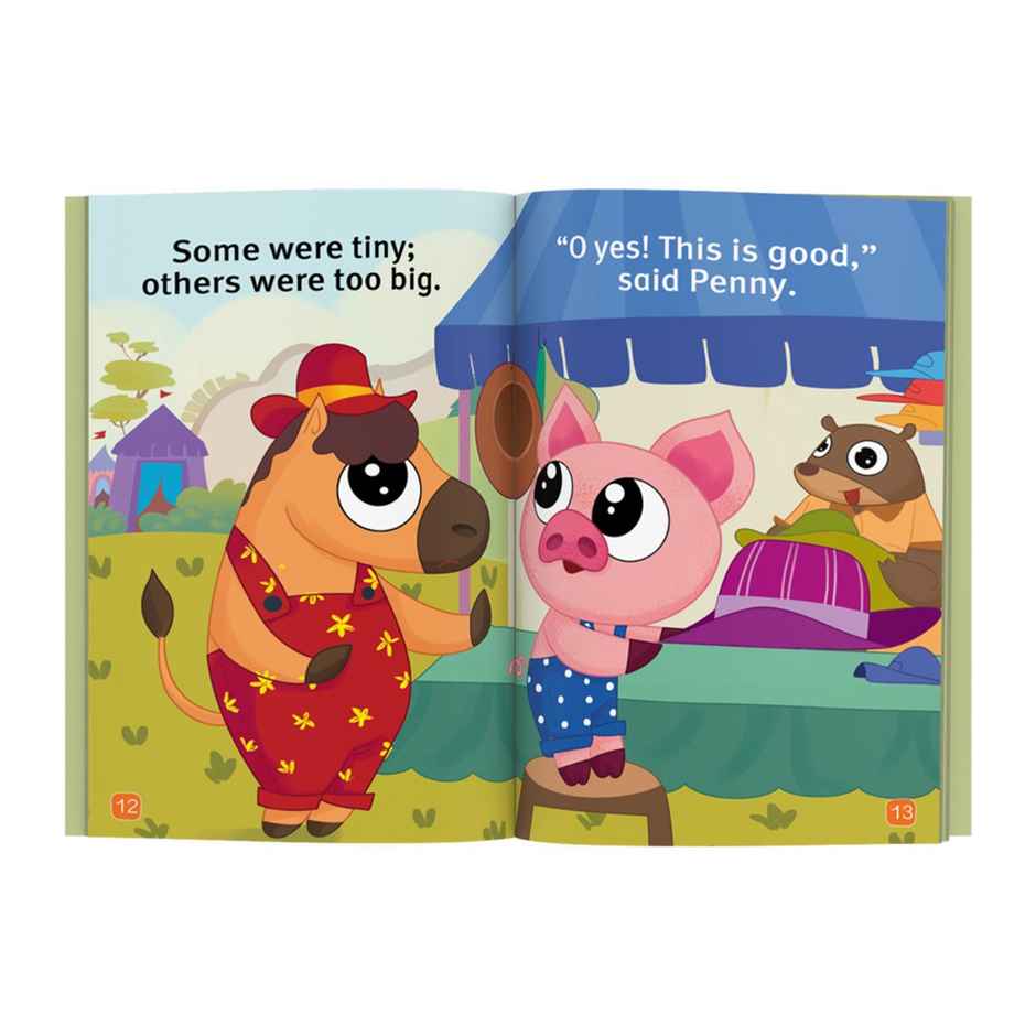 Story Books for Kids - First Reader (Illustrated) (Set of 6 Books) - Phonic stories