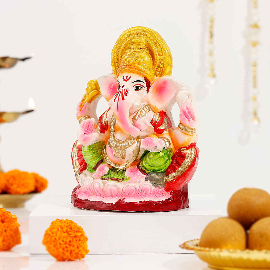Eco-Friendly | Gentle Ganesha Idol | 6.5 inch | IGP