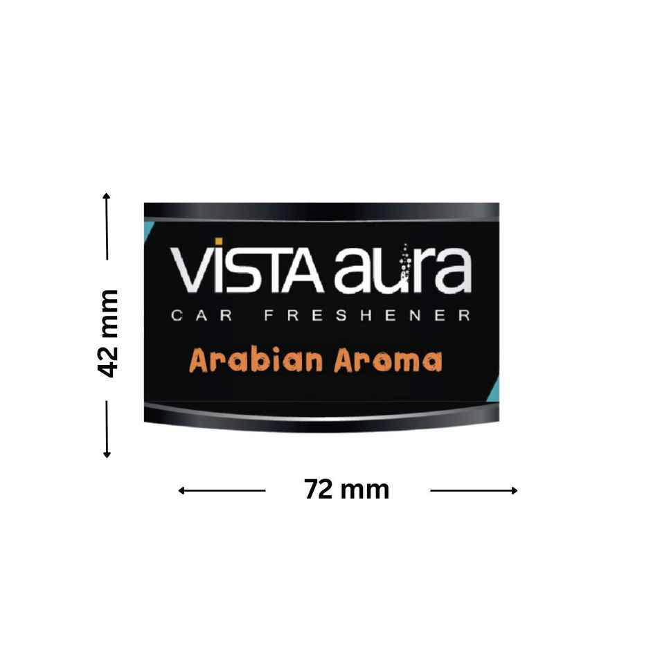 Vista Auto Care Car Freshener Arabian Aroma, Wooden Fiber, Car Interior Air Freshener Perfume