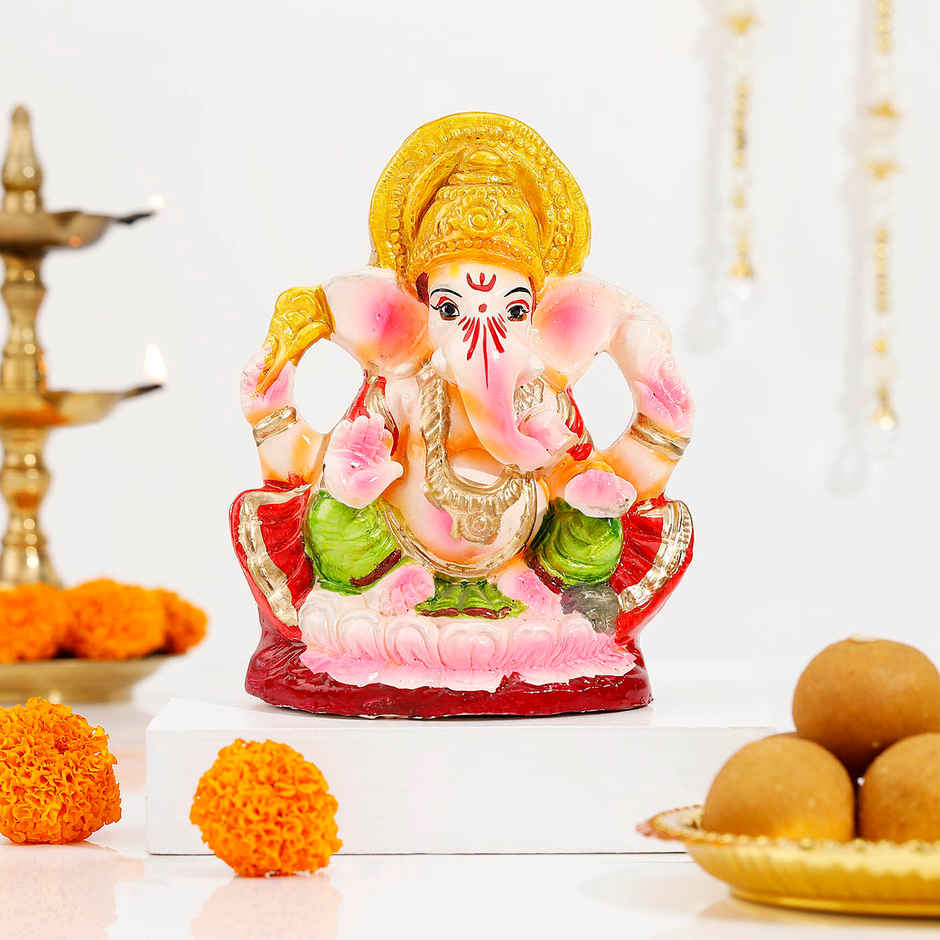 Eco-Friendly | Gentle Ganesha Idol | 6.5 inch | IGP