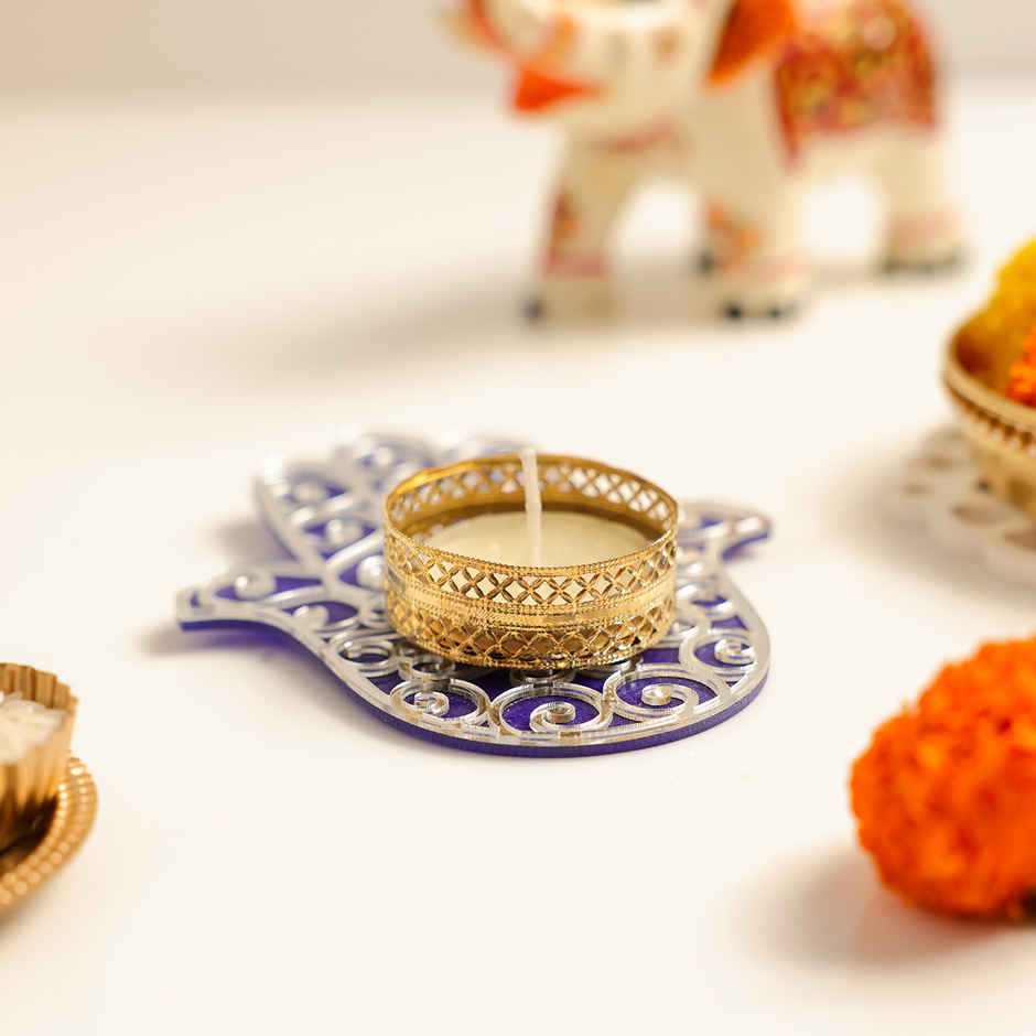 Hamsa Tealight Candle | IGP