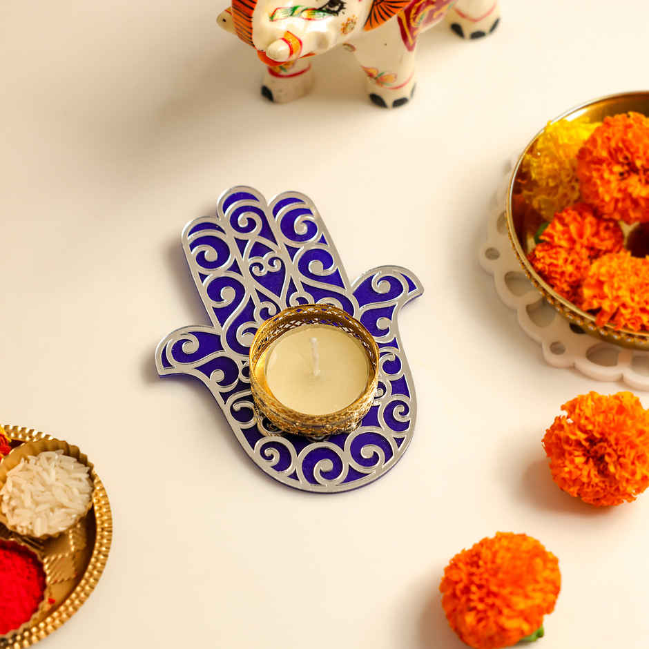Hamsa Tealight Candle | IGP