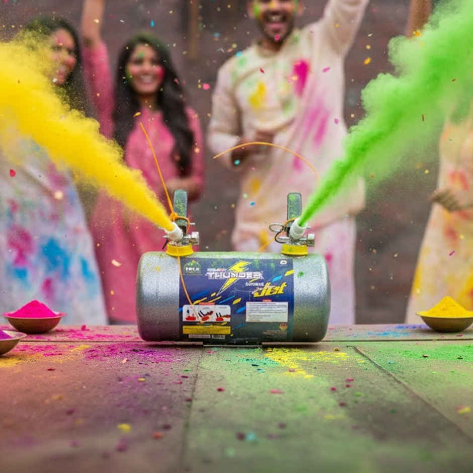 Thunder Double Jet Yellow Green  | Cylinder Spray | Tota