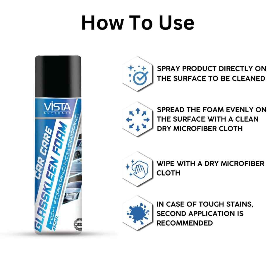 Vista Auto Care Glasskleen Foam