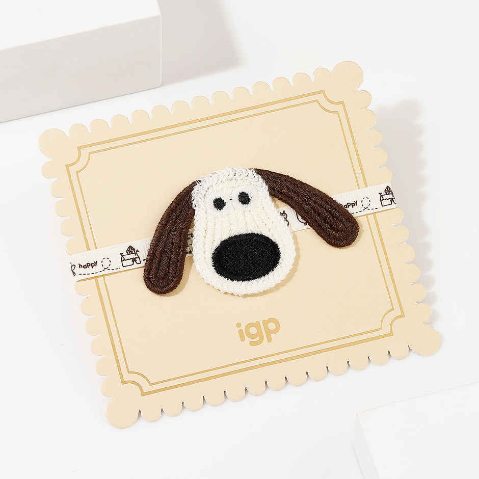 Cute Knitted Dog Kids Rakhi | IGP