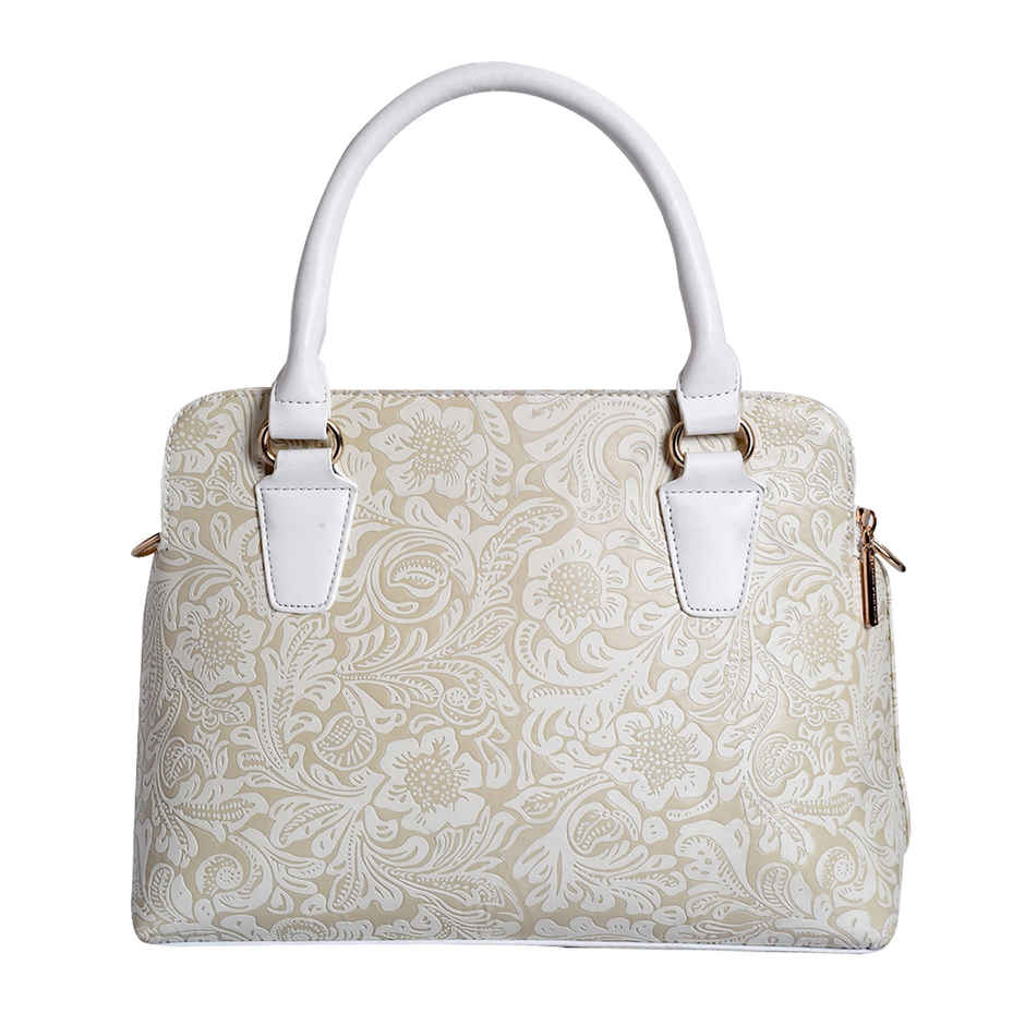 Lino Perros Women's Satchel Bag | White
