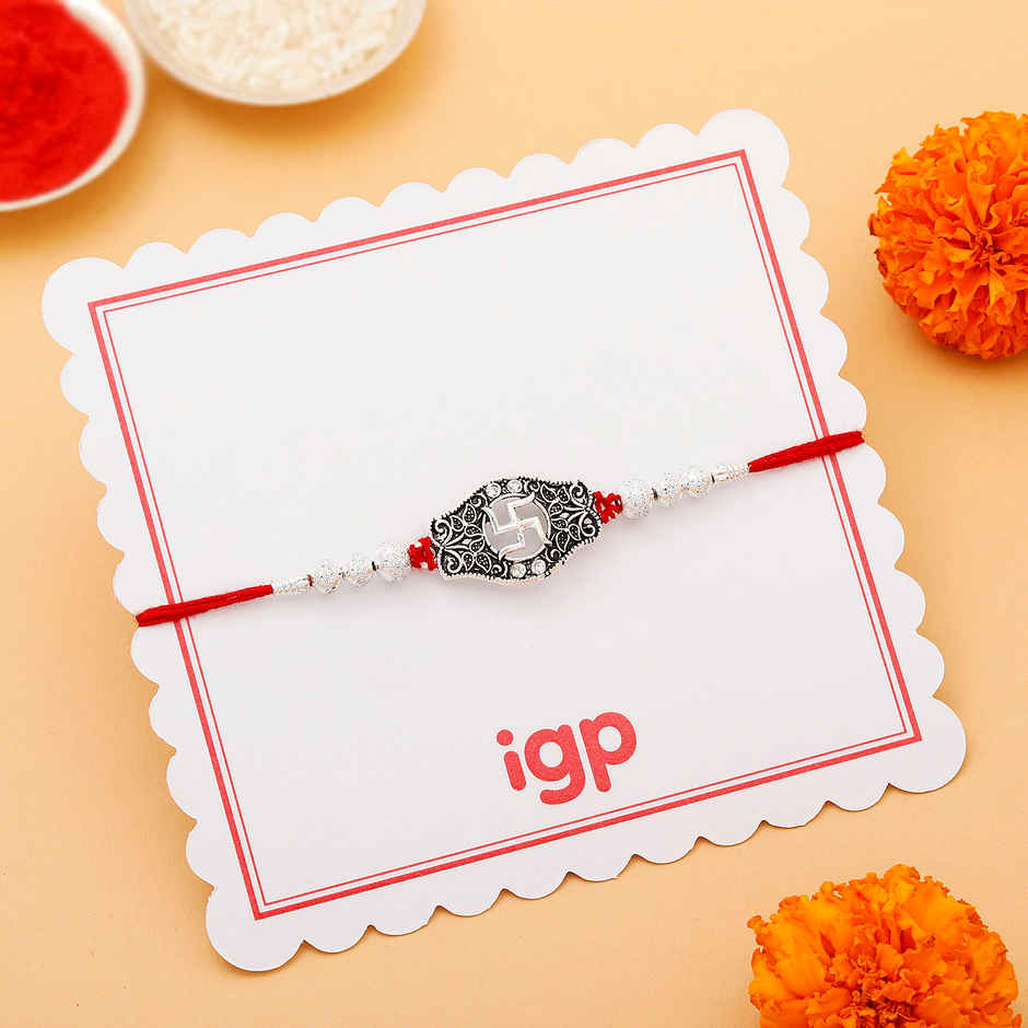 IGP Swastik Rakhi - Auspicious and Traditional