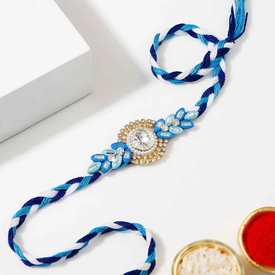 Floral Stone Rakhi | IGP
