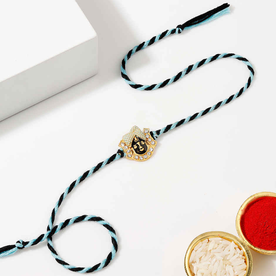 Stone Studded Shreenathji Rakhi | IGP