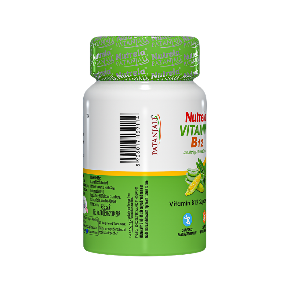 Patanjali Nutrela Vitamin B12 Natural Capsules