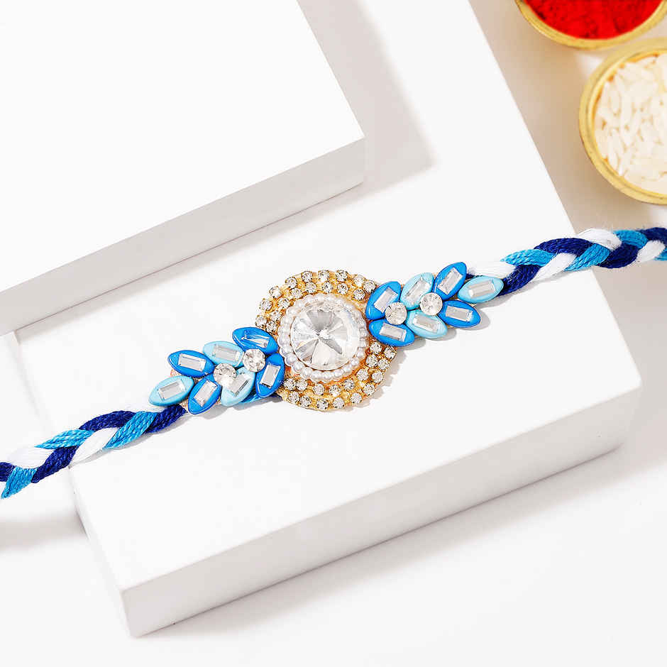 Floral Stone Rakhi | IGP