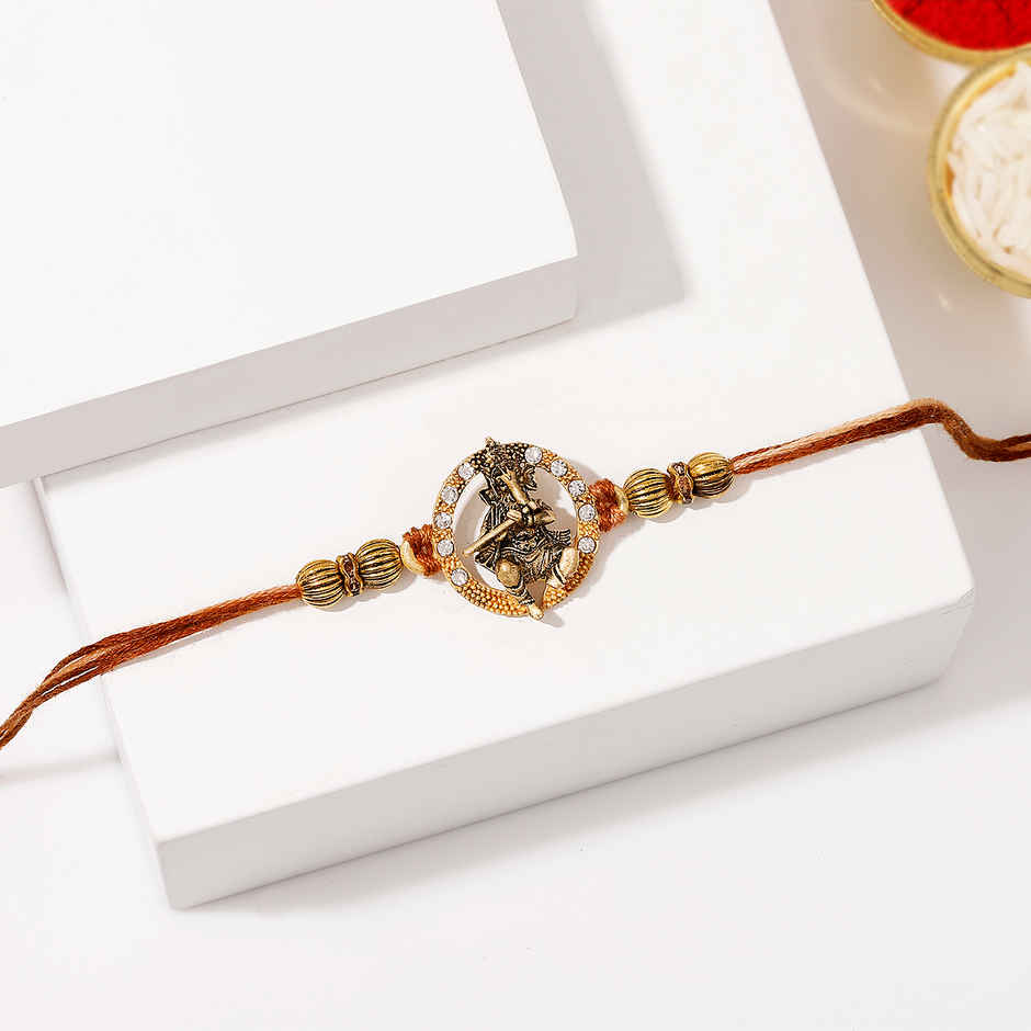 Divine Circle Ganpati Rakhi | IGP