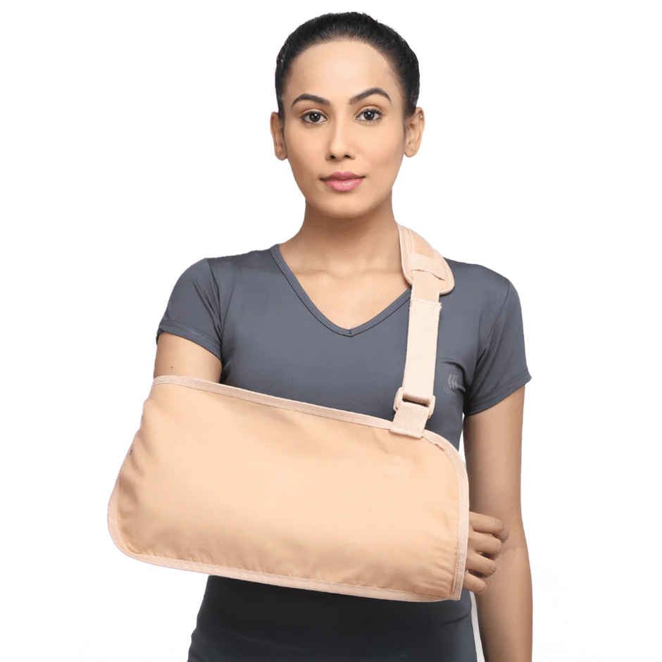 Flamingo Arm Sling Pouch Beige M