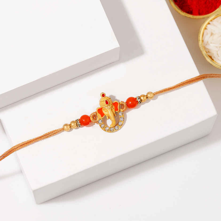 Designer Ganesh Rakhi | IGP