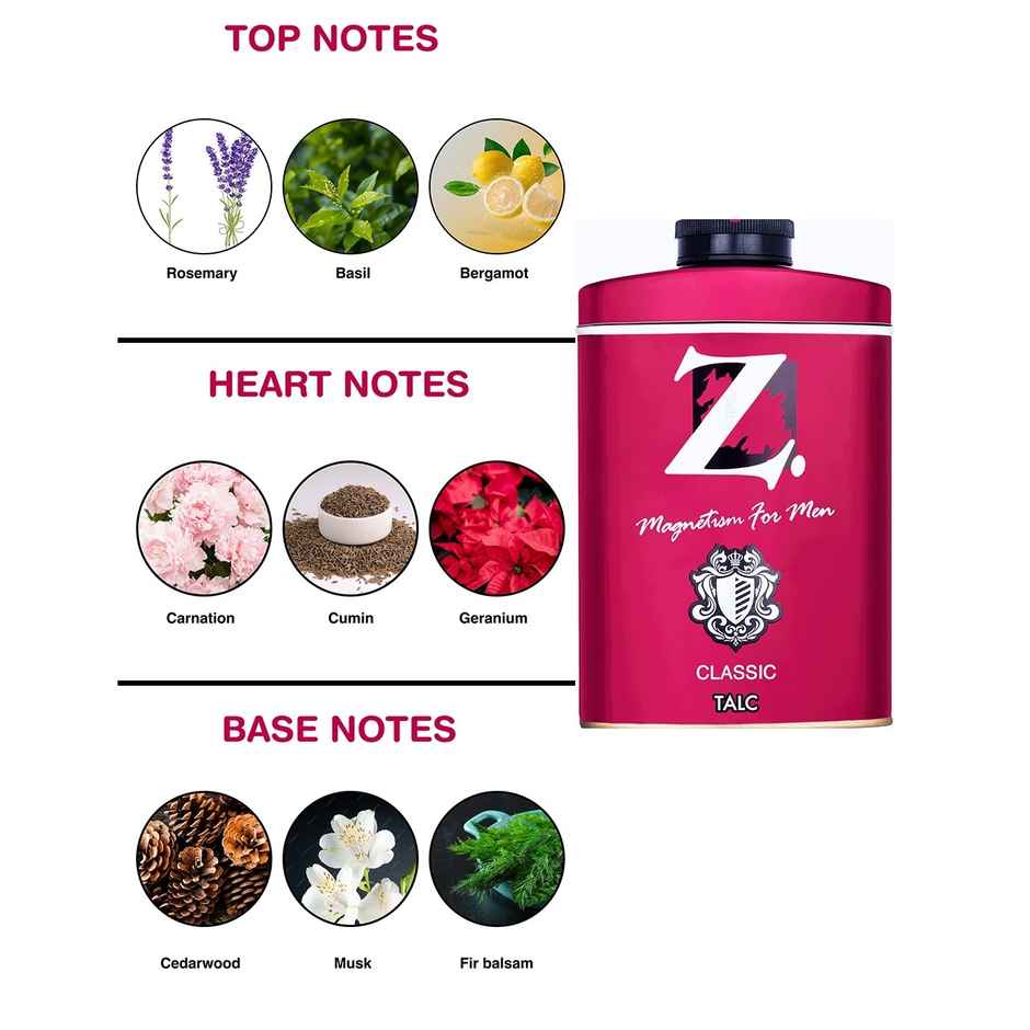 Z Magnetism For Men Talc