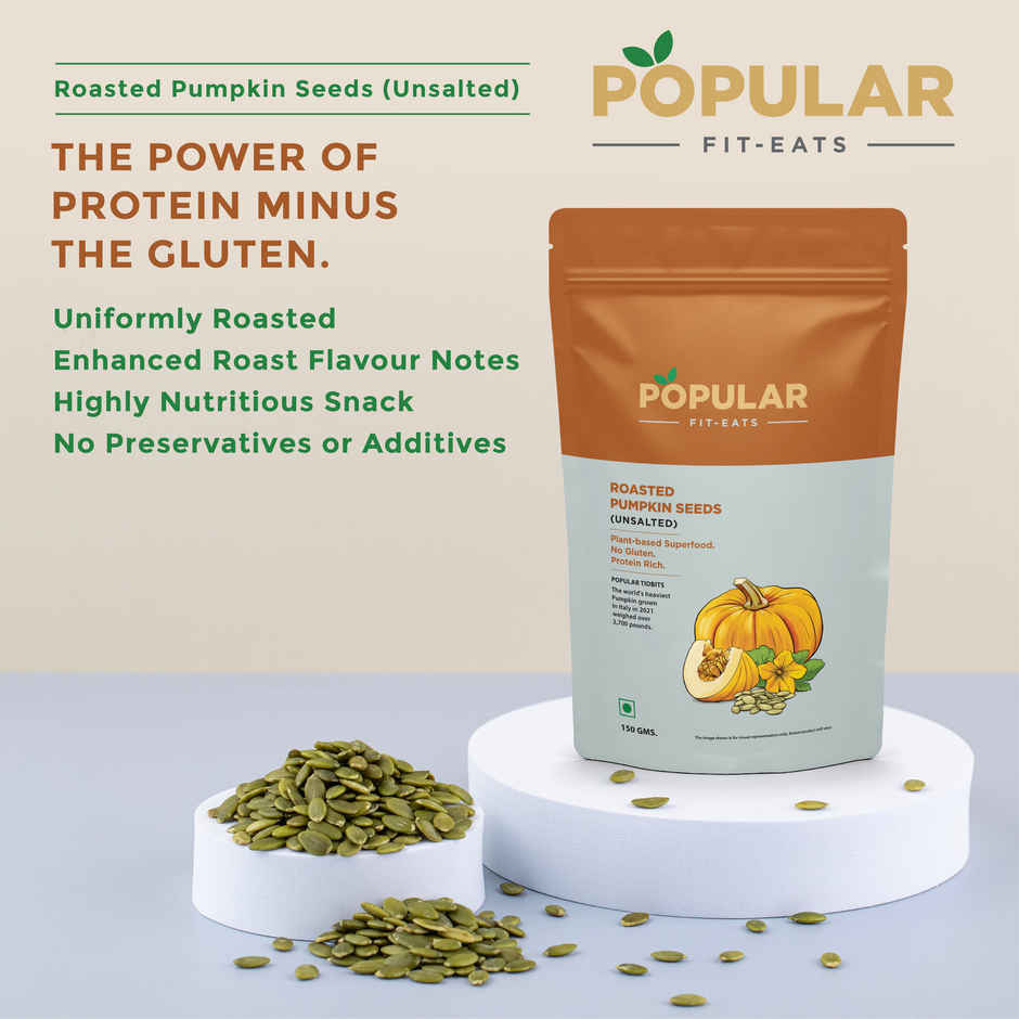 Popular Fit Eats Pumpkin Seeds - Roasted & Unsalted