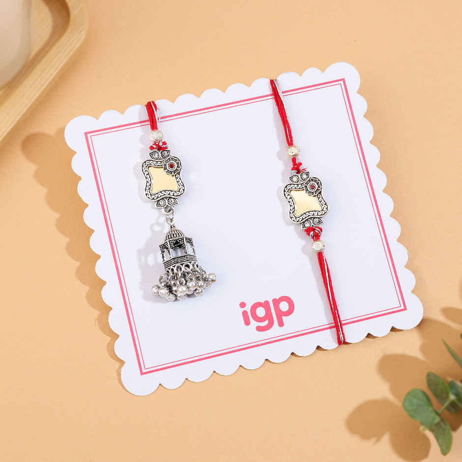 IGP Bhaiya Bhabhi Rakhi Set with Wellness Essentials - Complete Gift