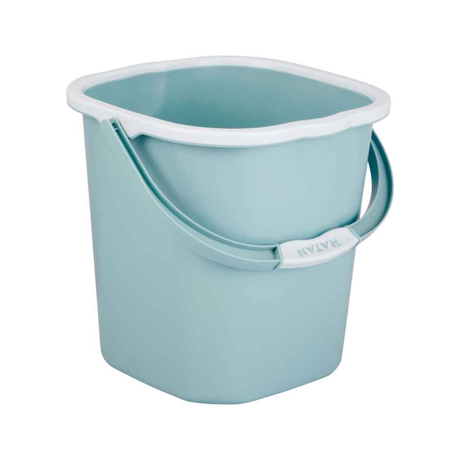 Ratan Plasticware Premia Bucket (18L X 1) - Mint|Light Weight And Easy To Carry
