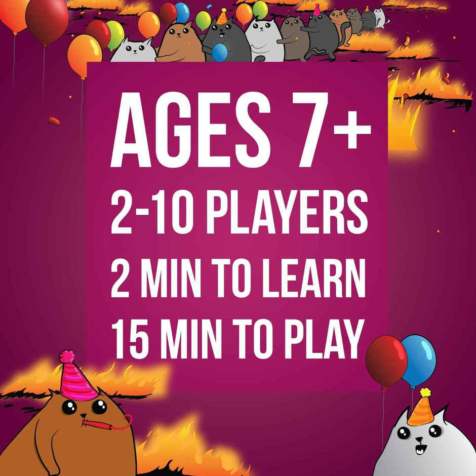 Awestuffs Exploding Kittens Party Pack A Card Game About Kitten and Explosions and Sometimes Goats